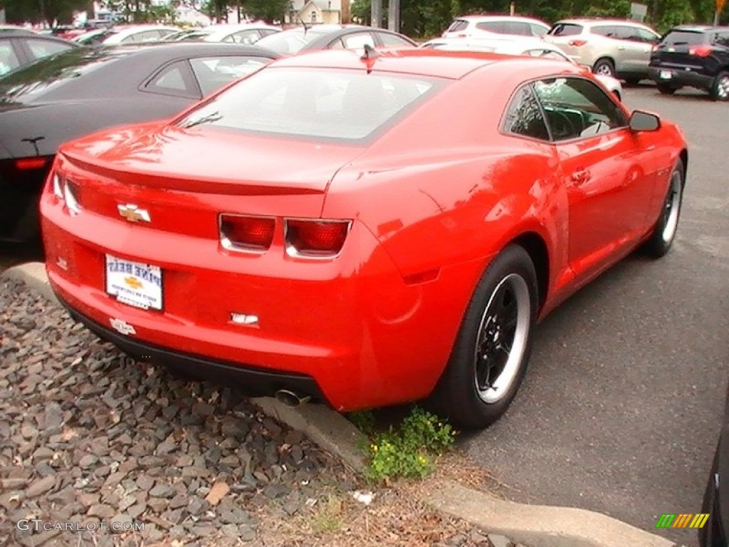 2012 Camaro LS Coupe - Victory Red / Black photo #2