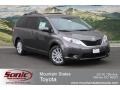 2012 Predawn Gray Mica Toyota Sienna LE AWD  photo #1