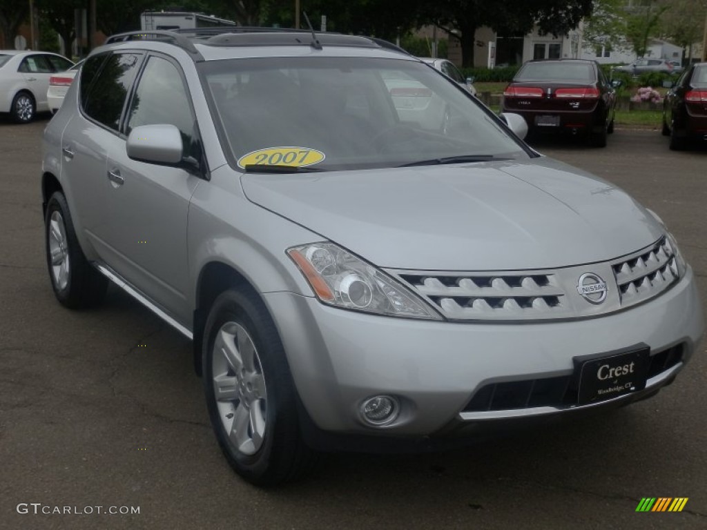 2007 Murano S AWD - Brilliant Silver Metallic / Charcoal photo #4