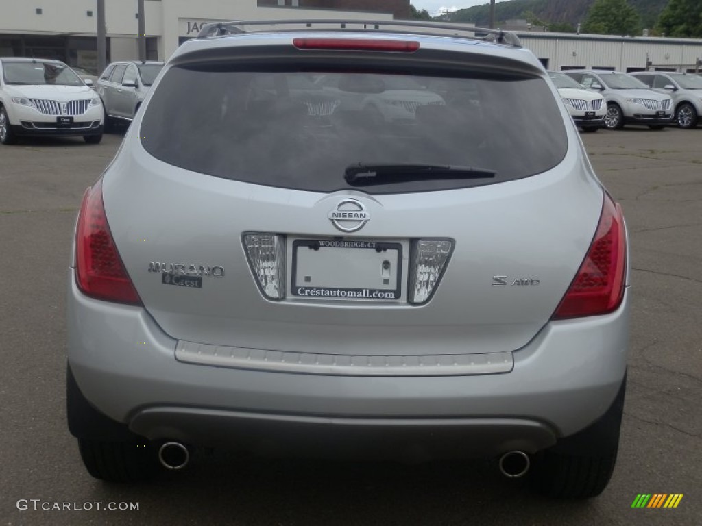 2007 Murano S AWD - Brilliant Silver Metallic / Charcoal photo #6