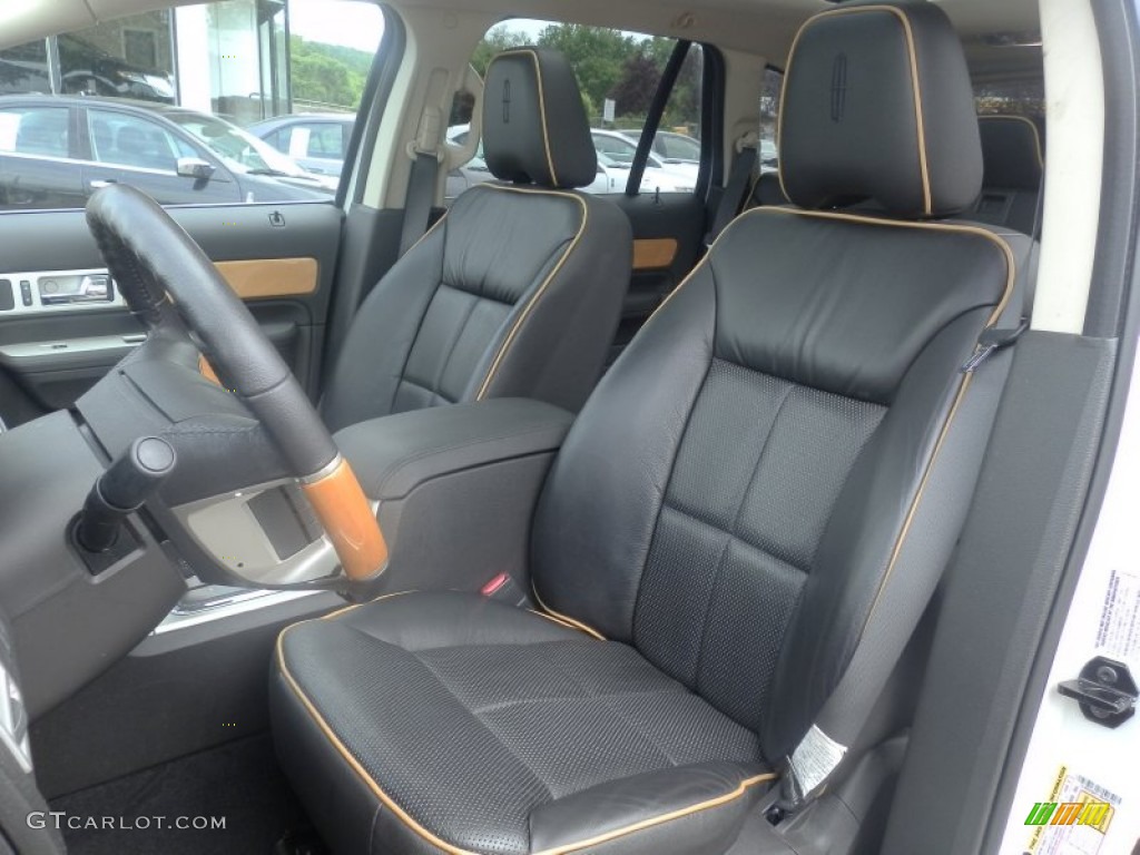 Ebony Black Interior 2009 Lincoln MKX AWD Photo #65656102
