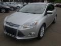 2012 Ingot Silver Metallic Ford Focus SEL 5-Door  photo #2