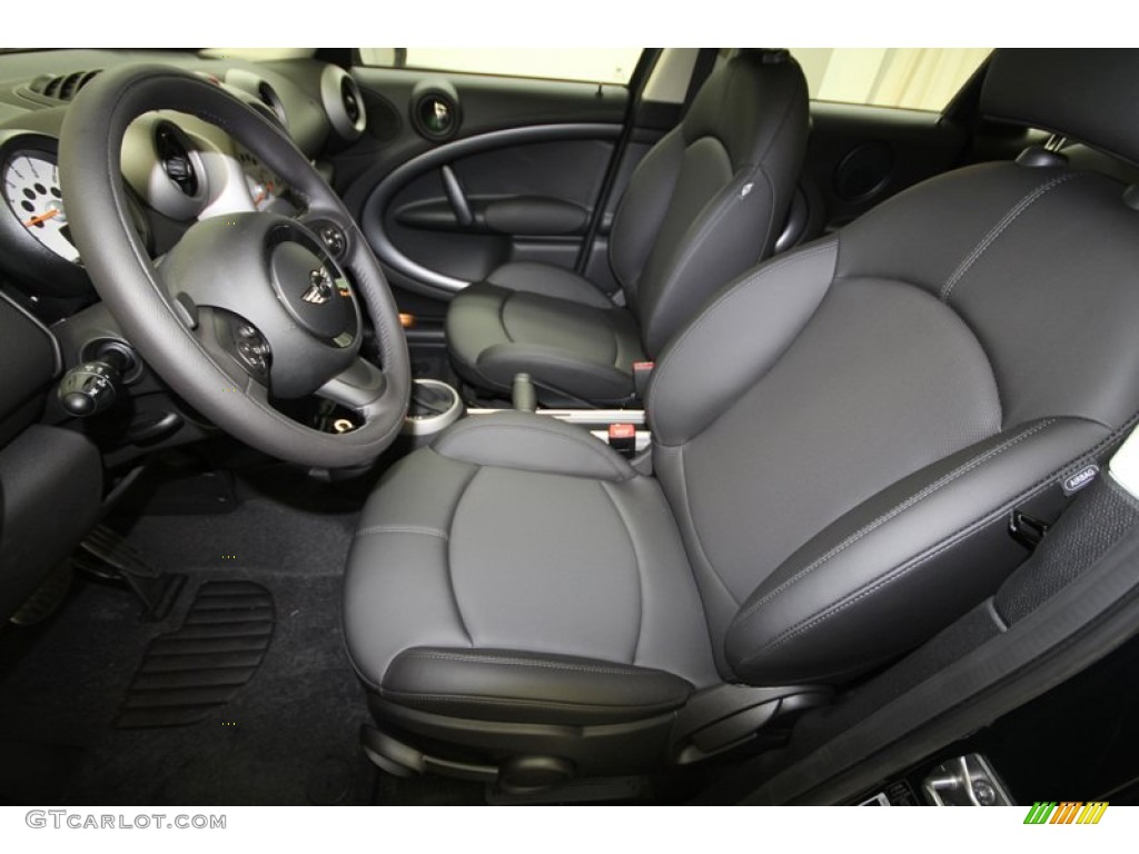 Carbon Black Interior 2012 Mini Cooper S Countryman Photo #65656903