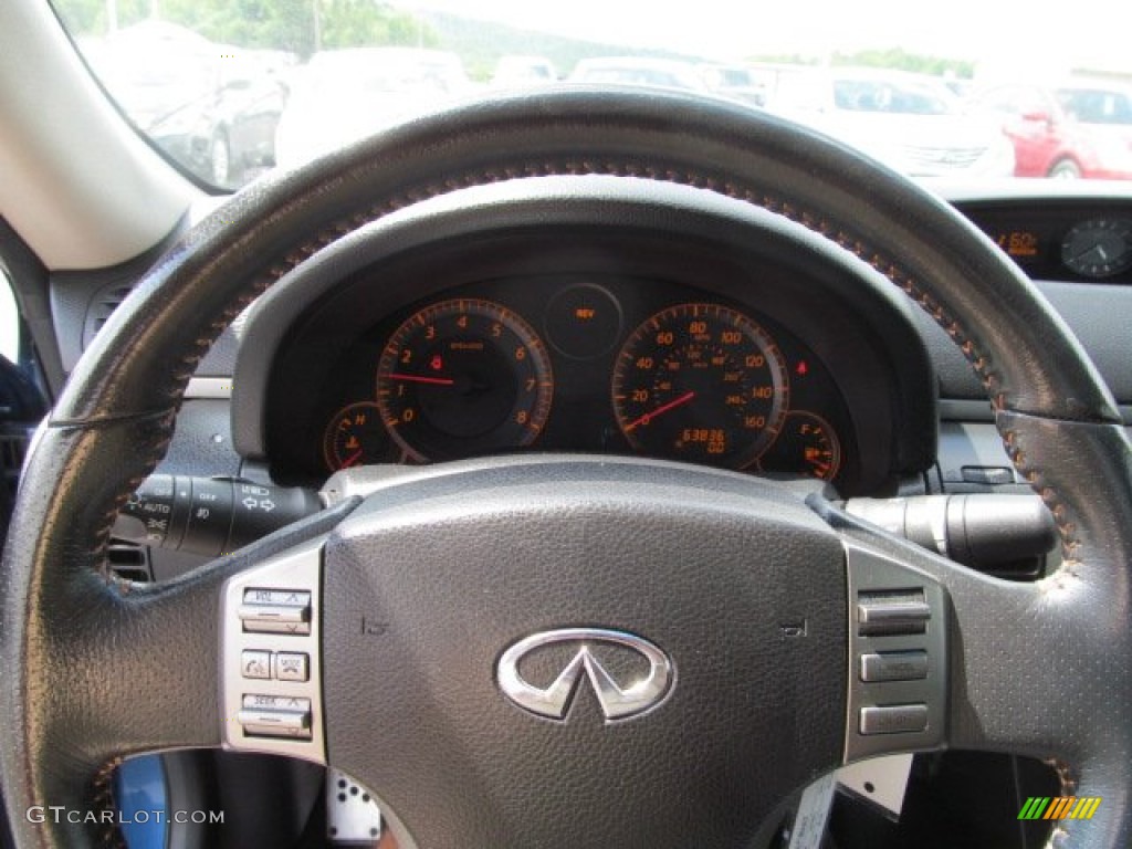 2006 G 35 Coupe - Athens Blue Pearl Metallic / Graphite photo #20