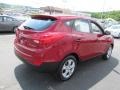 2010 Garnet Red Hyundai Tucson GLS  photo #9