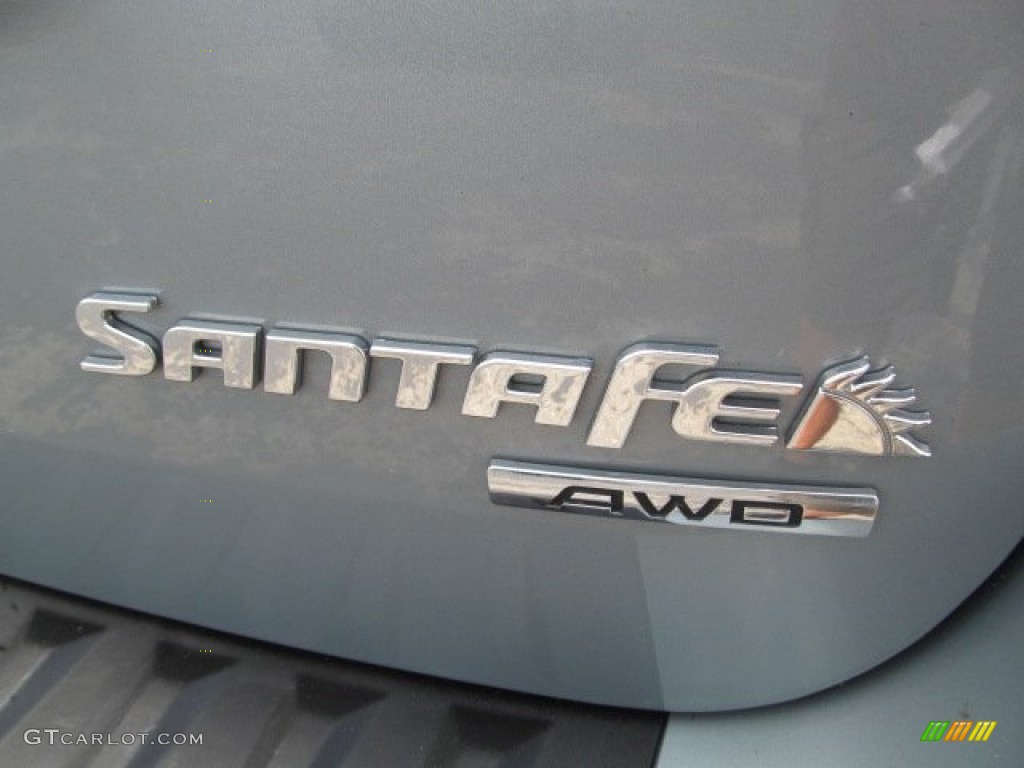 2009 Santa Fe GLS 4WD - Platinum Sage / Gray photo #8