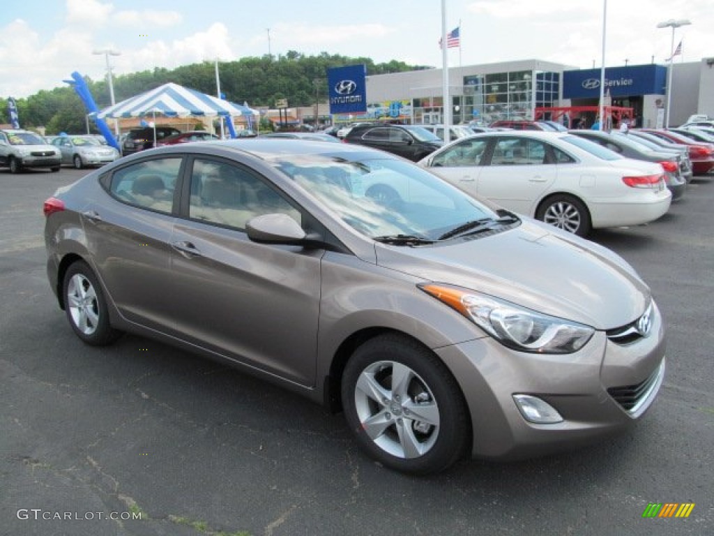 2013 Elantra GLS - Desert Bronze / Beige photo #1