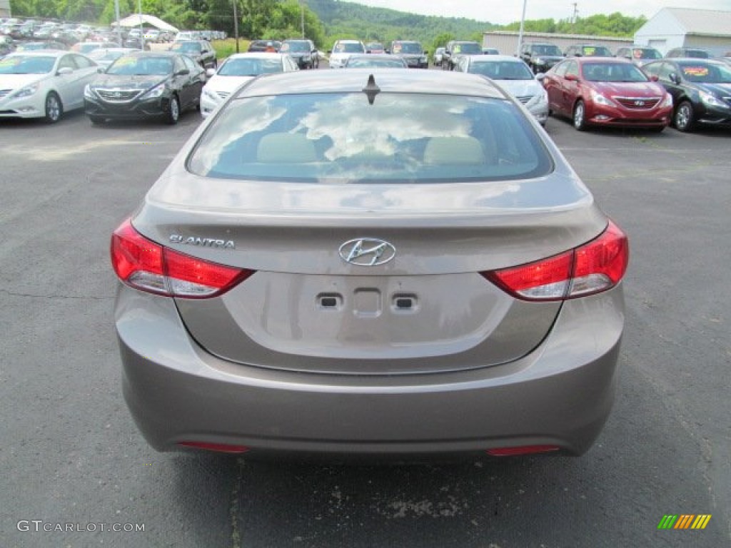 2013 Elantra GLS - Desert Bronze / Beige photo #4