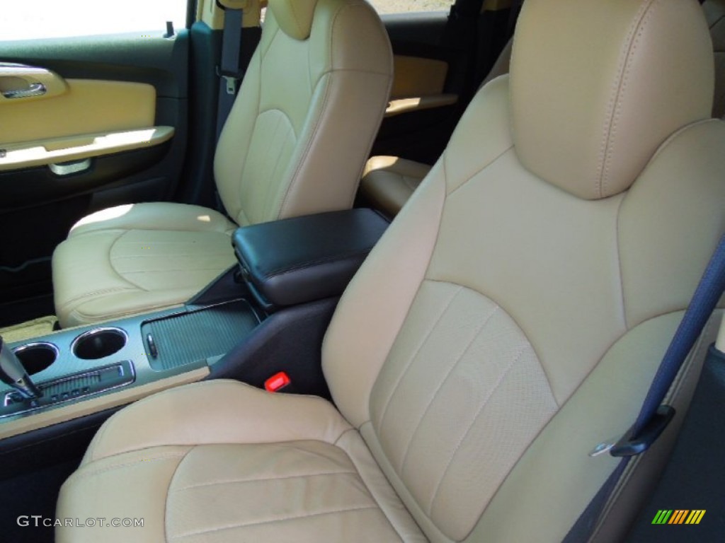 2009 Traverse LTZ AWD - Silver Moss Metallic / Cashmere/Ebony photo #9