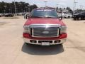 2007 Red Clearcoat Ford F250 Super Duty XLT Crew Cab  photo #8