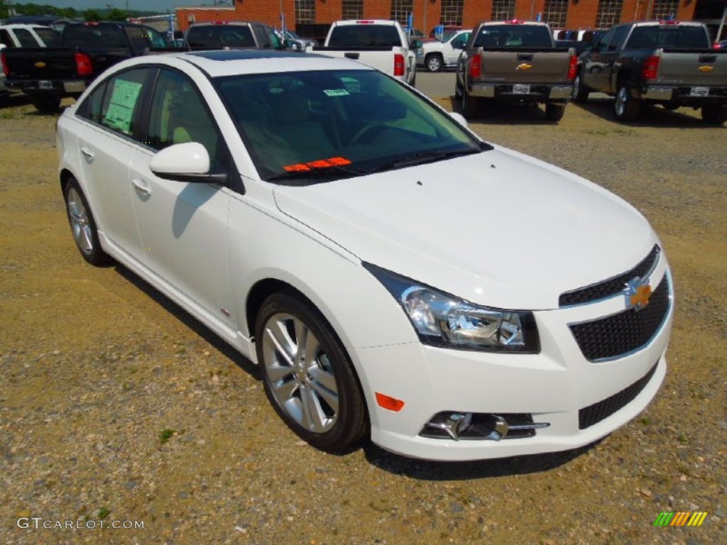 2012 Cruze LTZ/RS - Summit White / Cocoa/Light Neutral photo #1