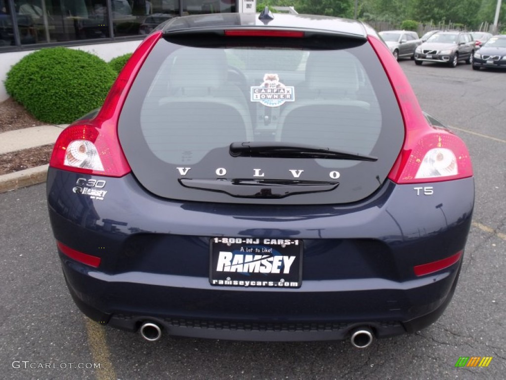 2012 C30 T5 - Caspian Blue Metallic / Blonde photo #4