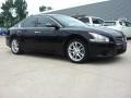 2009 Super Black Nissan Maxima 3.5 SV Premium  photo #2