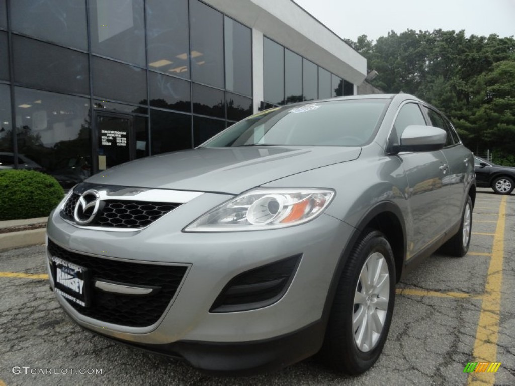 2010 CX-9 Touring AWD - Liquid Silver Metallic / Black photo #1