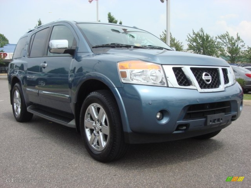 Lakeshore Slate Blue Metallic Nissan Armada