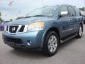 2010 Lakeshore Slate Blue Metallic Nissan Armada Platinum  photo #8