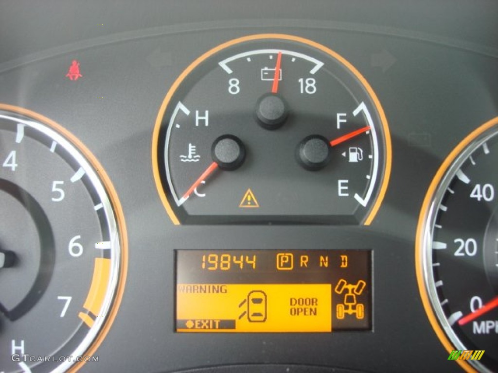 2010 Armada Platinum - Lakeshore Slate Blue Metallic / Stone photo #19