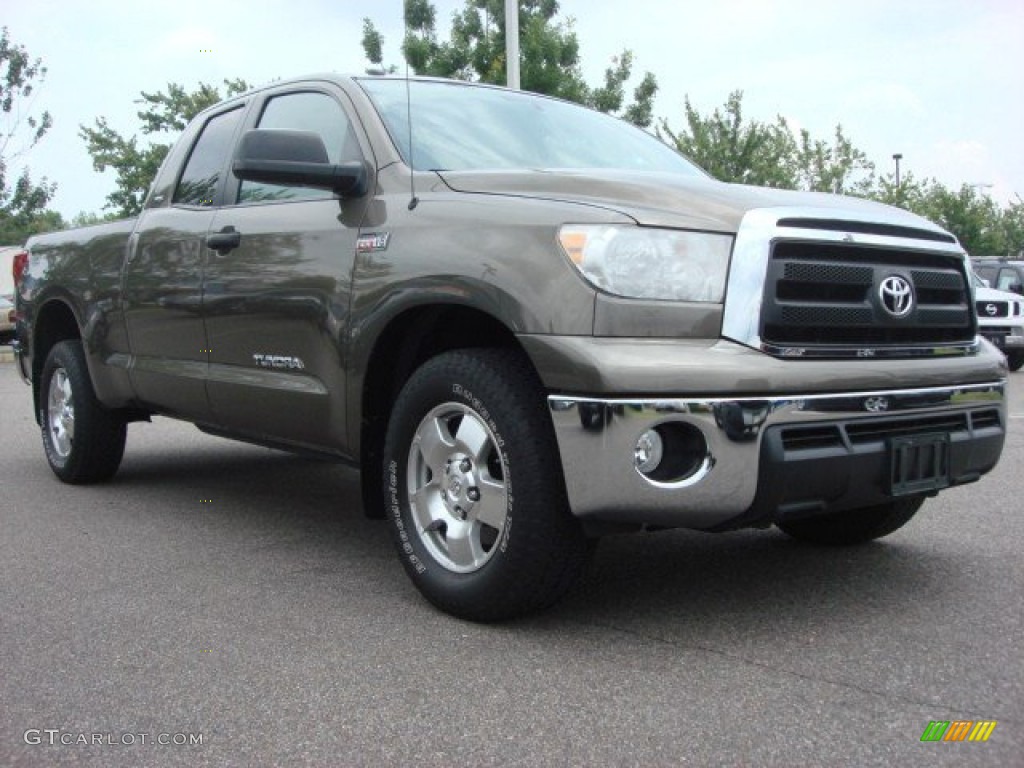 2010 Tundra TRD Double Cab - Pyrite Brown Mica / Sand Beige photo #1