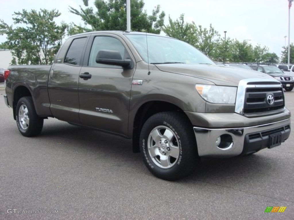 2010 Tundra TRD Double Cab - Pyrite Brown Mica / Sand Beige photo #2