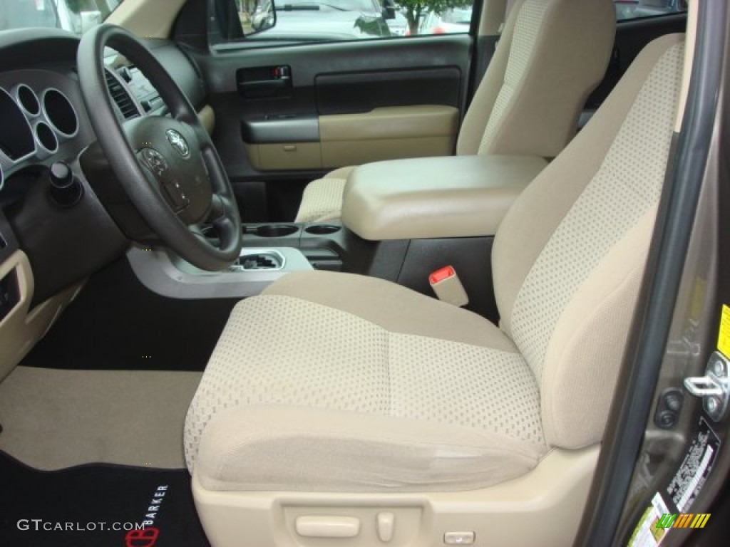2010 Tundra TRD Double Cab - Pyrite Brown Mica / Sand Beige photo #9