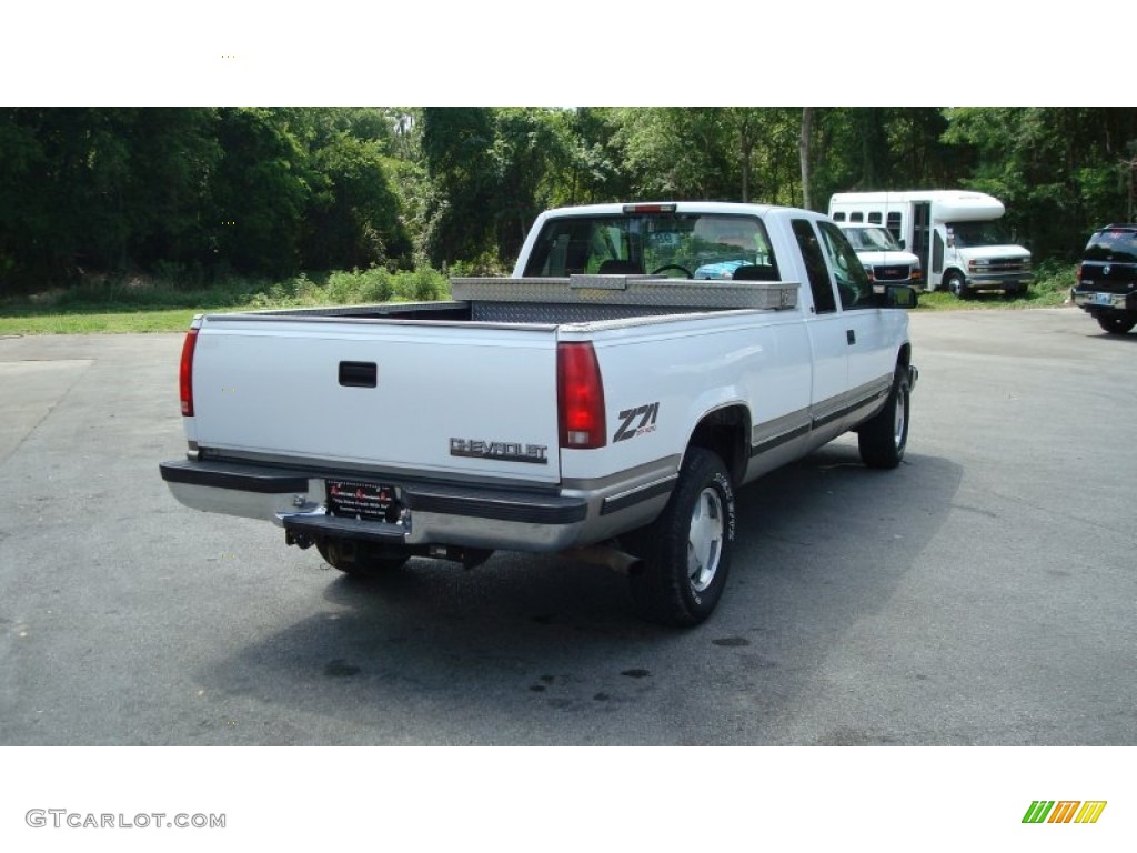 1998 C/K C1500 Extended Cab - Summit White / Neutral photo #3