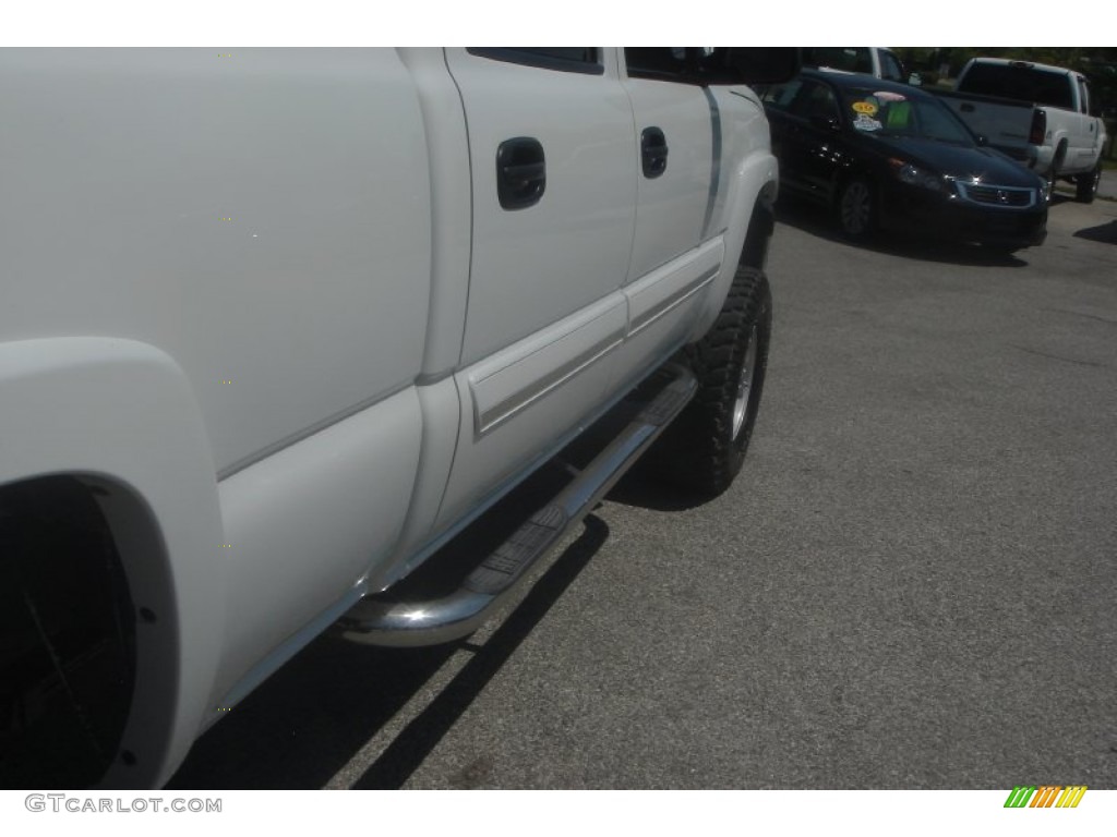 2003 Silverado 1500 LS Crew Cab 4x4 - Summit White / Dark Charcoal photo #10