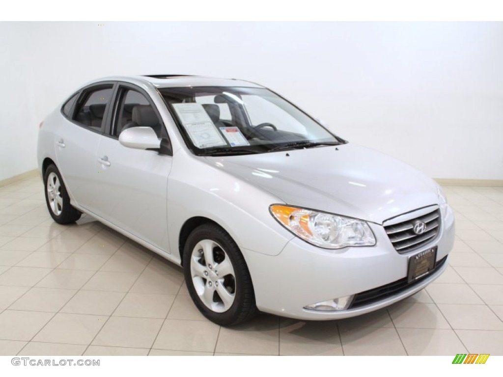 2009 Elantra SE Sedan - Quicksilver / Gray photo #1