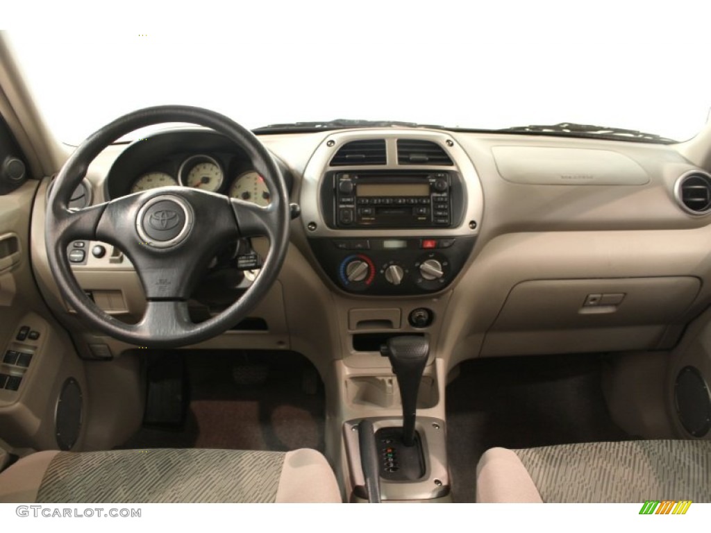 2002 RAV4 4WD - Impulse Red / Taupe photo #14