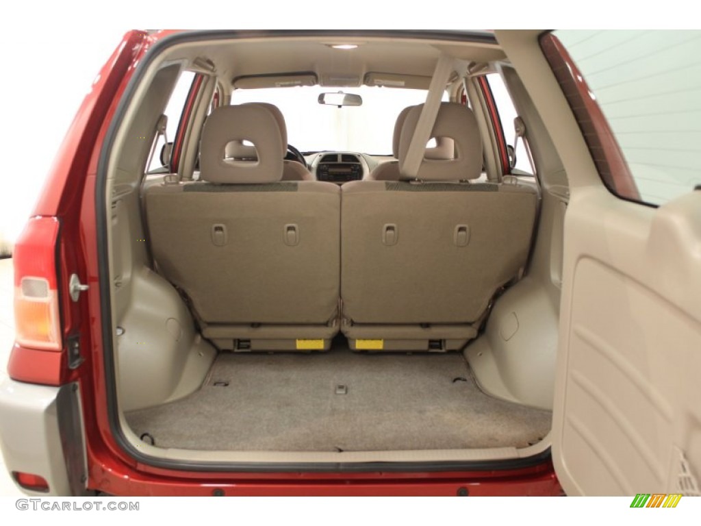 2002 RAV4 4WD - Impulse Red / Taupe photo #15
