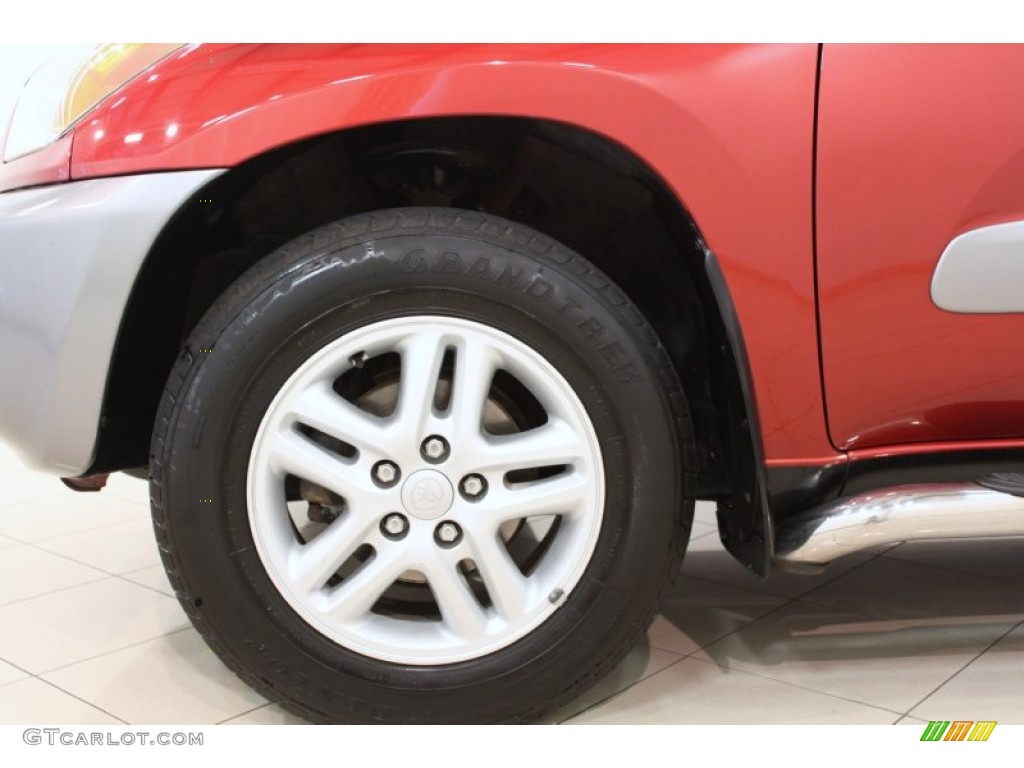 2002 RAV4 4WD - Impulse Red / Taupe photo #17