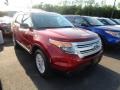2013 Ruby Red Metallic Ford Explorer XLT EcoBoost  photo #2