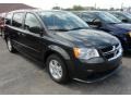 2012 Dark Charcoal Pearl Dodge Grand Caravan SXT  photo #2