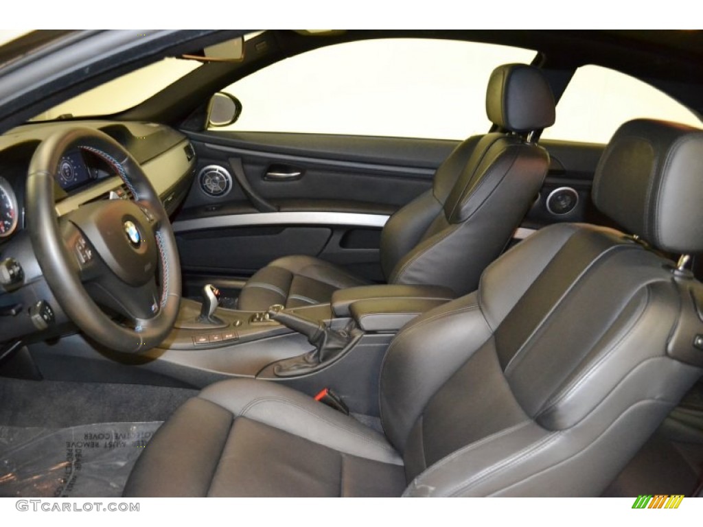 Black Novillo Leather Interior 2009 BMW M3 Coupe Photo #65670097