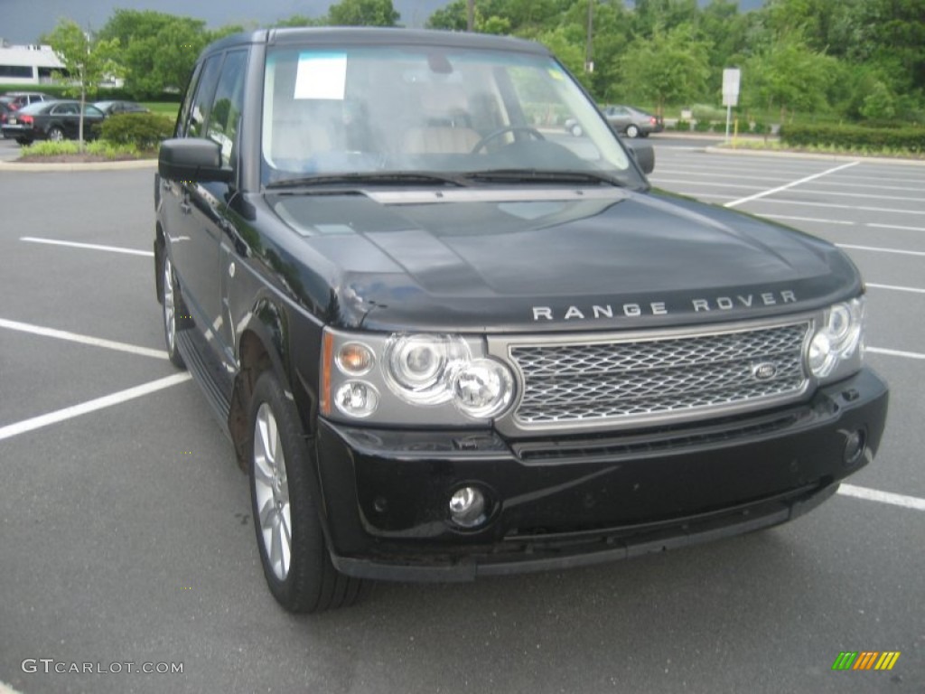 2006 Range Rover Supercharged - Java Black Pearl / Sand/Jet photo #3