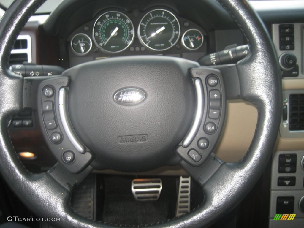 2006 Range Rover Supercharged - Java Black Pearl / Sand/Jet photo #19