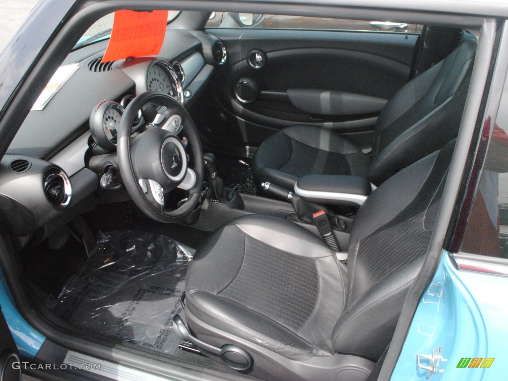 Punch Carbon Black Interior 2007 Mini Cooper Hardtop Photo #65670898