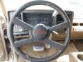 1993 Chevrolet C/K Tan Interior Steering Wheel Photo