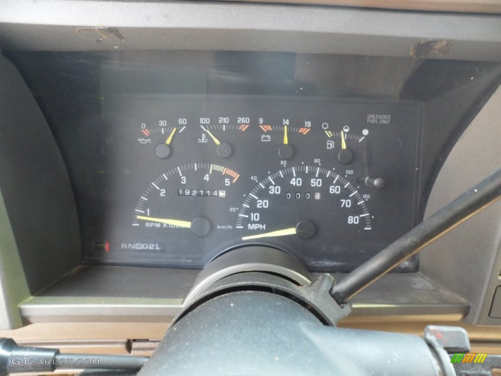 1993 Chevrolet C/K C1500 Extended Cab Gauges Photos