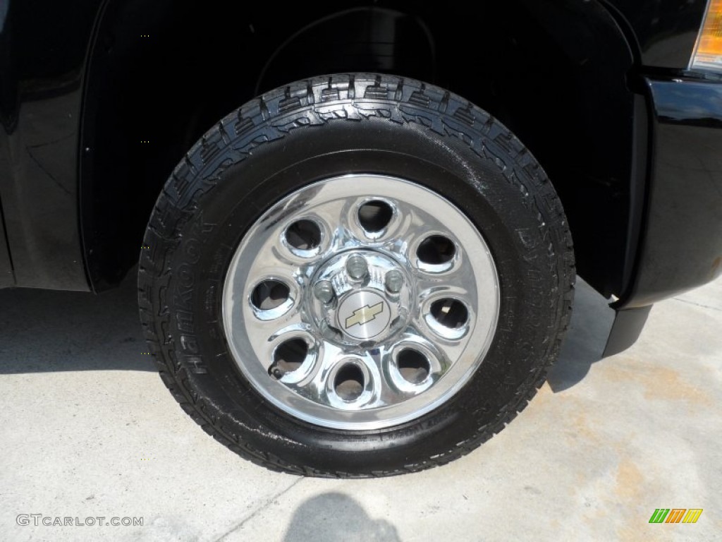 2008 Silverado 1500 LS Extended Cab - Black / Dark Titanium photo #14