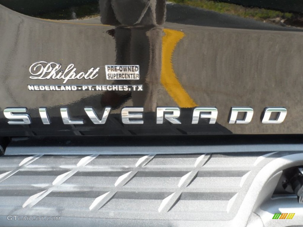 2008 Silverado 1500 LS Extended Cab - Black / Dark Titanium photo #18