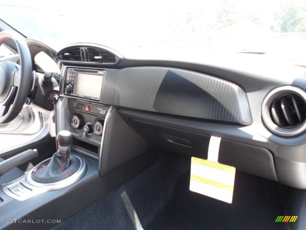 2013 Scion FR-S Sport Coupe Black/Red Accents Dashboard Photo #65673532