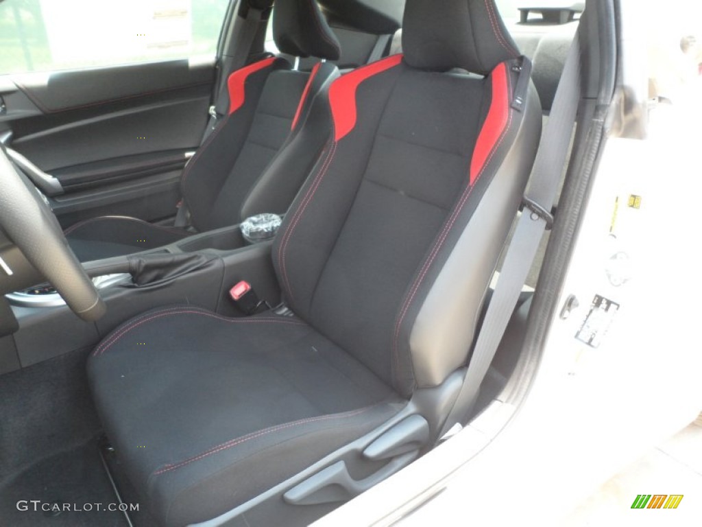 Black/Red Accents Interior 2013 Scion FR-S Sport Coupe Photo #65673541