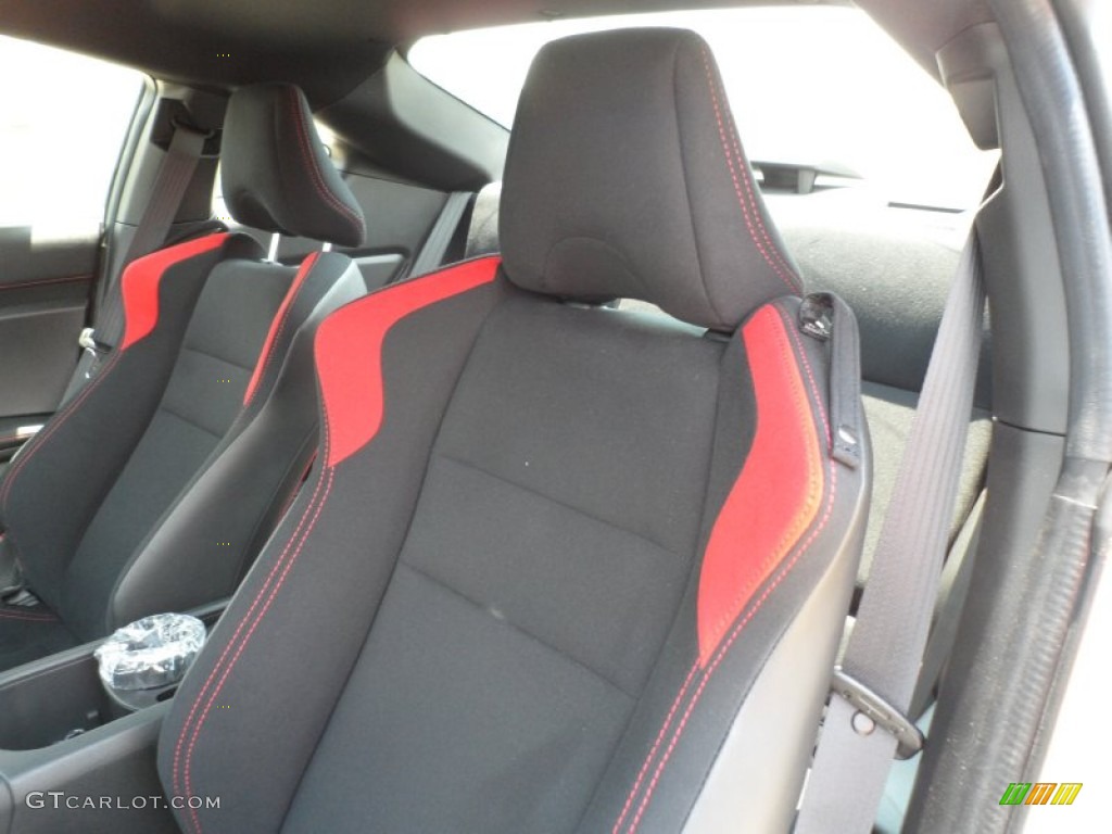 Black/Red Accents Interior 2013 Scion FR-S Sport Coupe Photo #65673547