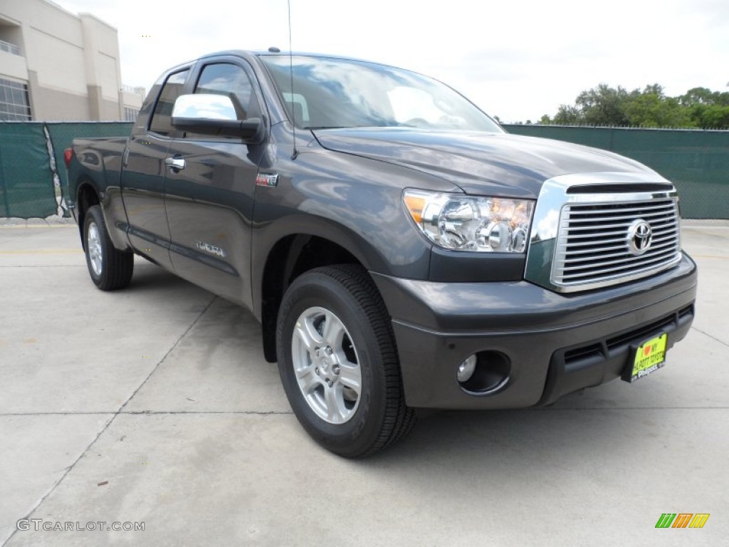 2012 Tundra Limited Double Cab - Magnetic Gray Metallic / Graphite photo #1