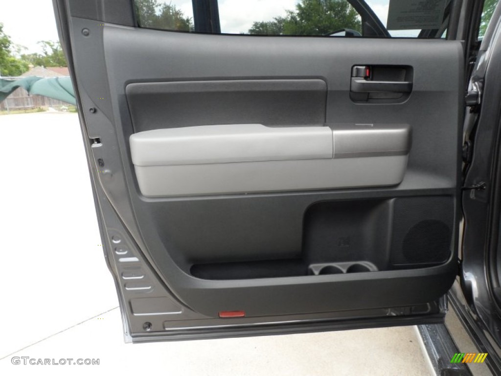 2012 Toyota Tundra TSS CrewMax Graphite Door Panel Photo #65673952