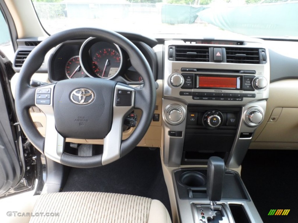 2012 4Runner SR5 - Black / Sand Beige Leather photo #27