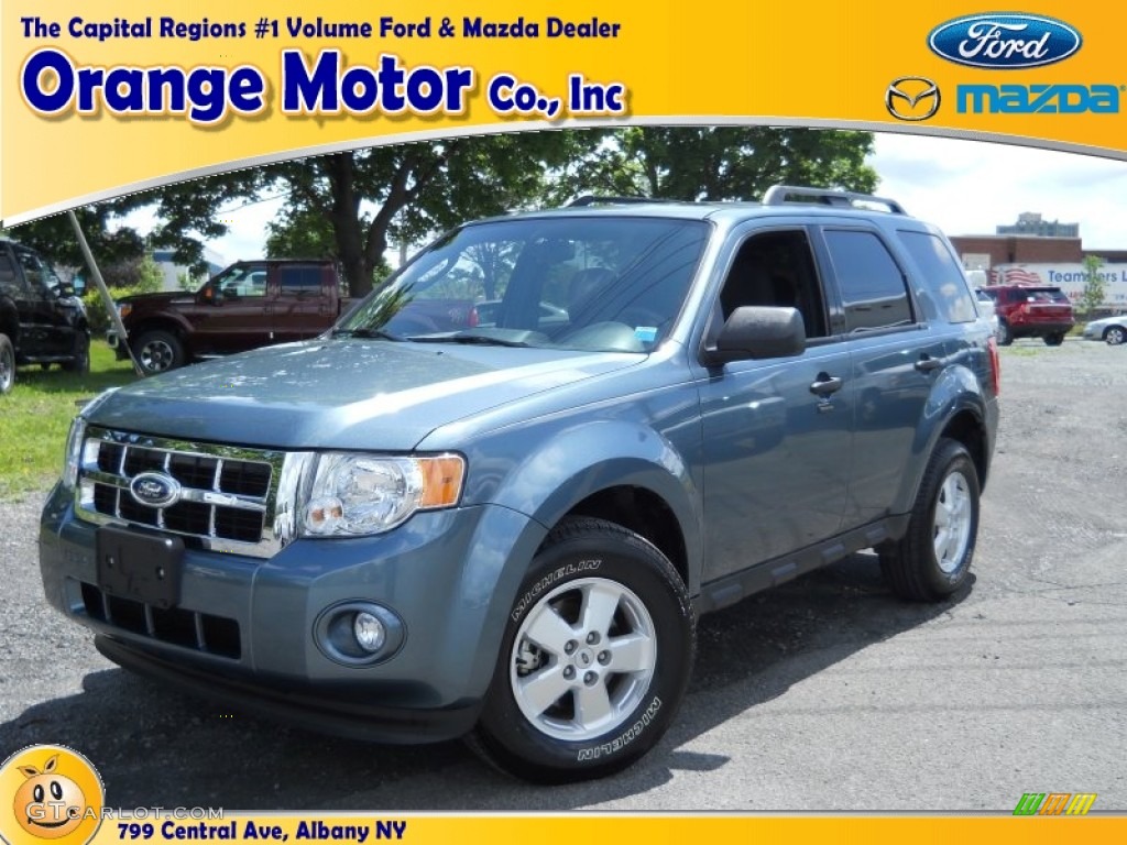 2010 Escape XLT V6 4WD - Steel Blue Metallic / Charcoal Black photo #1