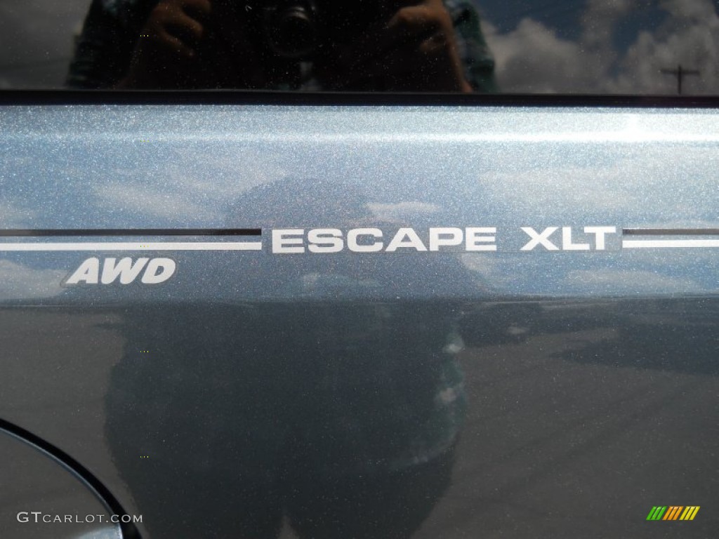 2010 Escape XLT V6 4WD - Steel Blue Metallic / Charcoal Black photo #11