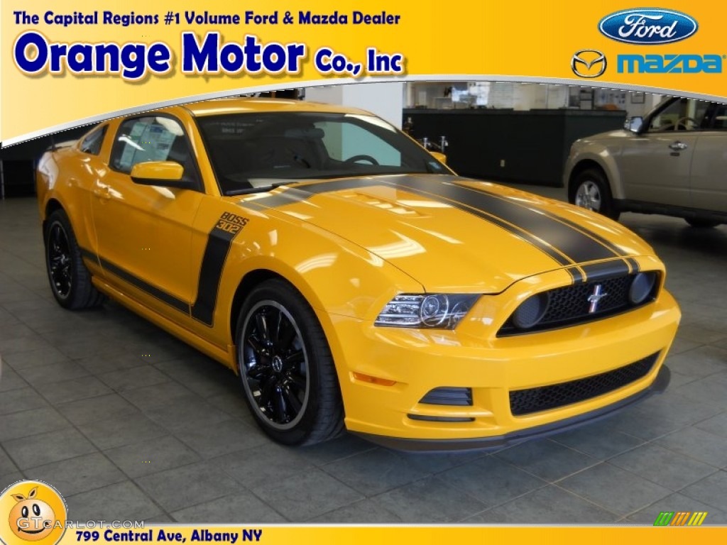 School Bus Yellow Ford Mustang