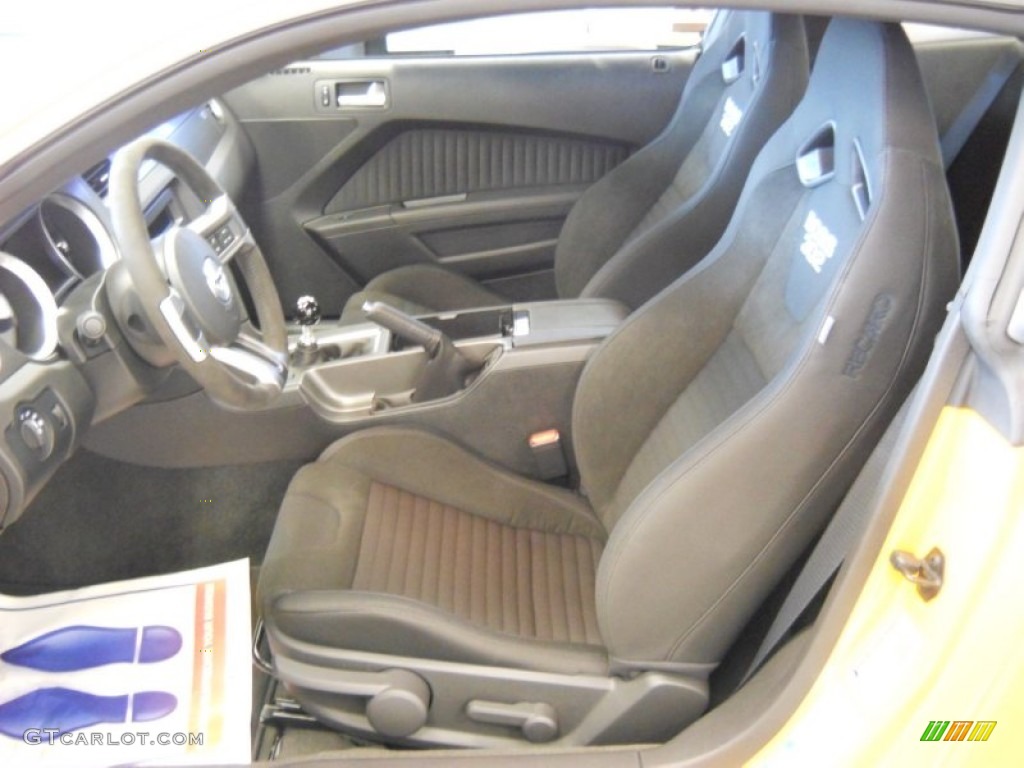 Charcoal Black/Recaro Sport Seats Interior 2013 Ford Mustang Boss 302 Photo #65676181